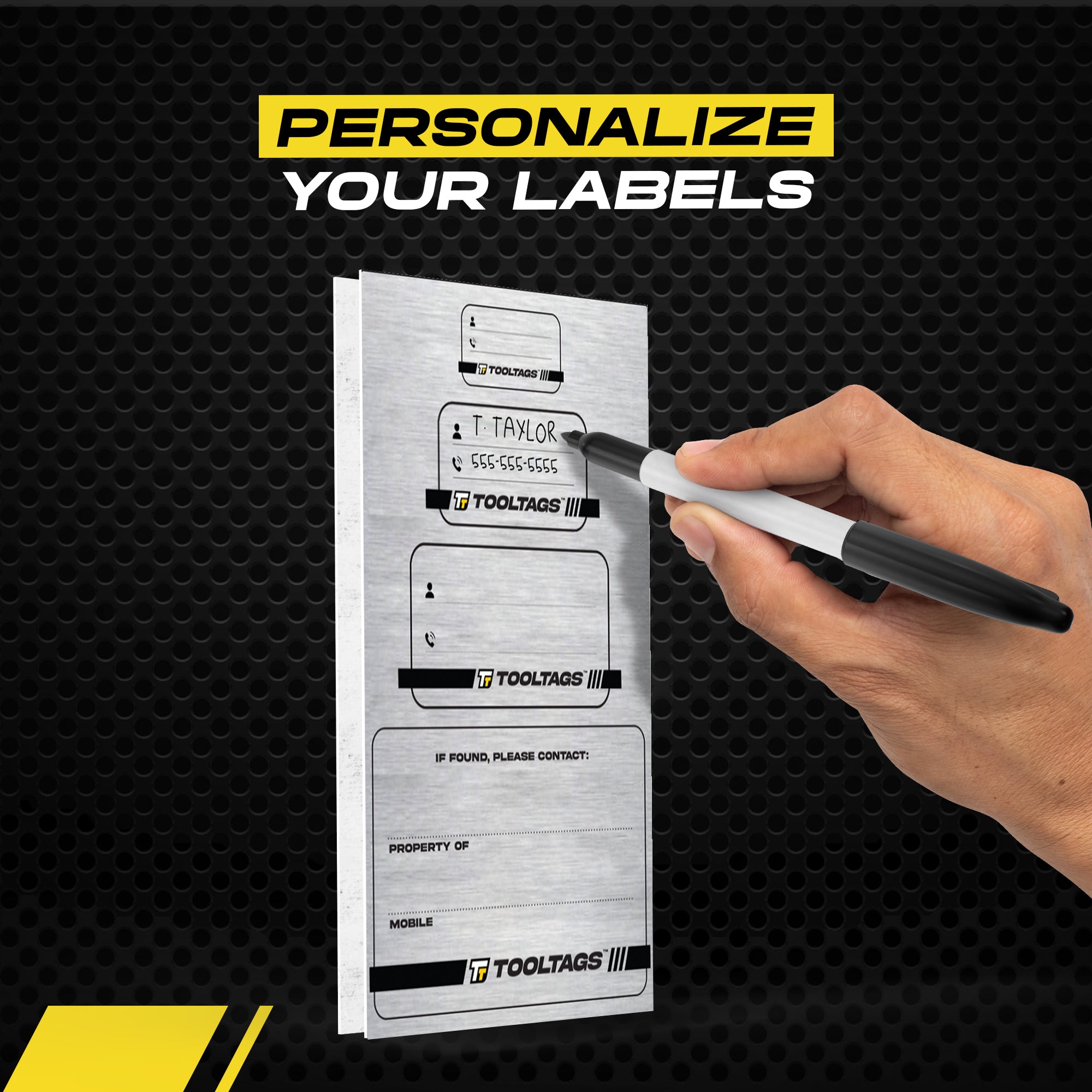Write-On Asset Tags